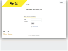 Tablet Screenshot of hertz-ebilling.com